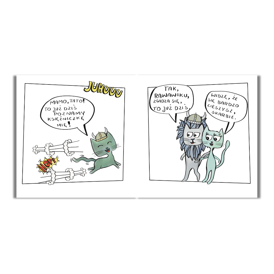 Tom 4 "Rawawik i księżniczka buntowniczka. Warto być sobą"- wartościowa książka dla dzieci - obrazek 4