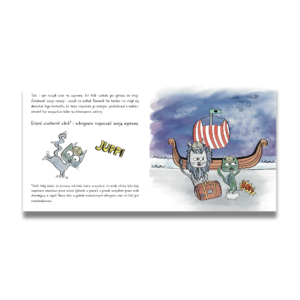 wartościowa przygodowa książka dla dzieci Rawawik i wyprawa wikingów. Tata i syn