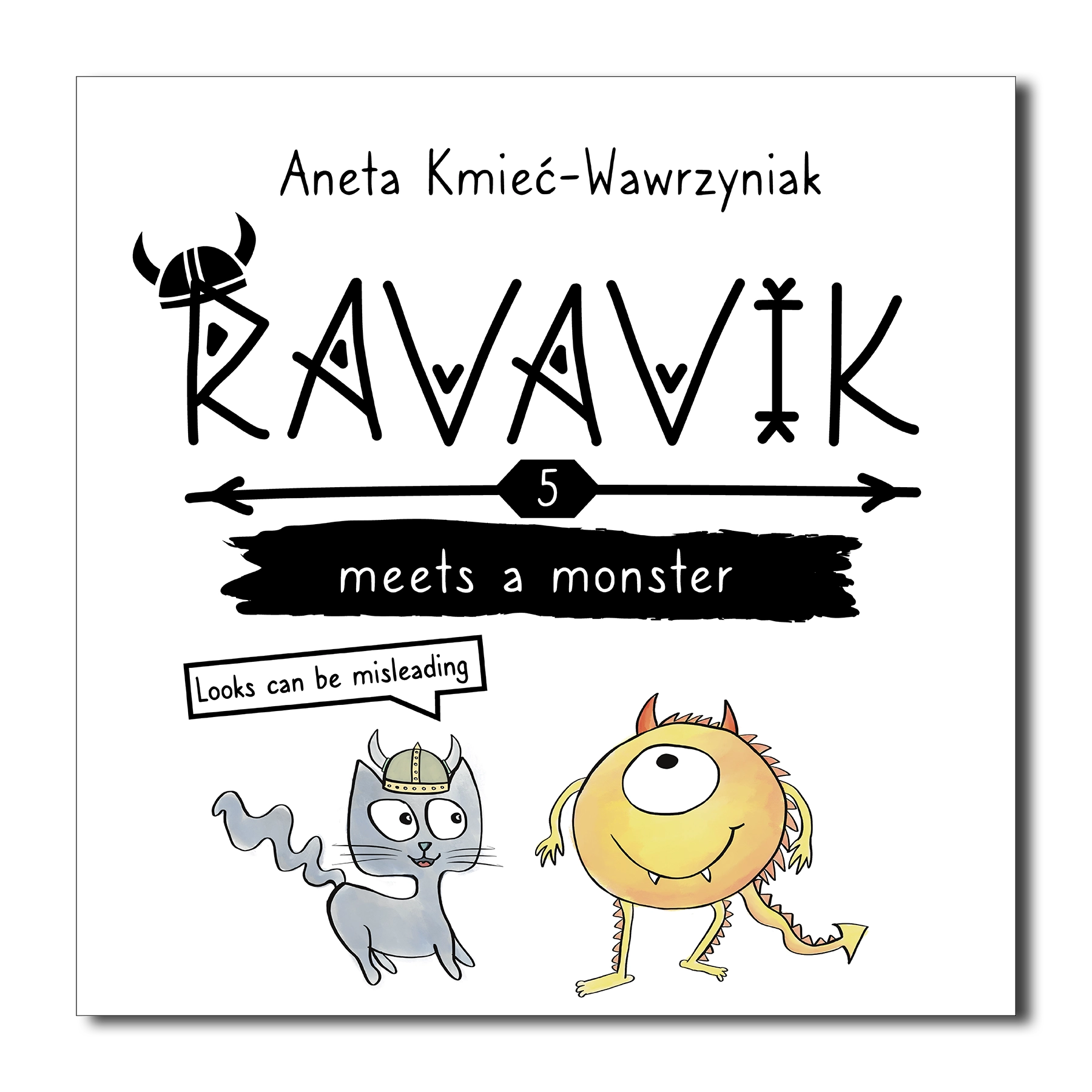 Volume 5 "Ravavik meets a monter. Looks can be misleading" - wartościowe książki po angielsku dla dzieci | english books for children