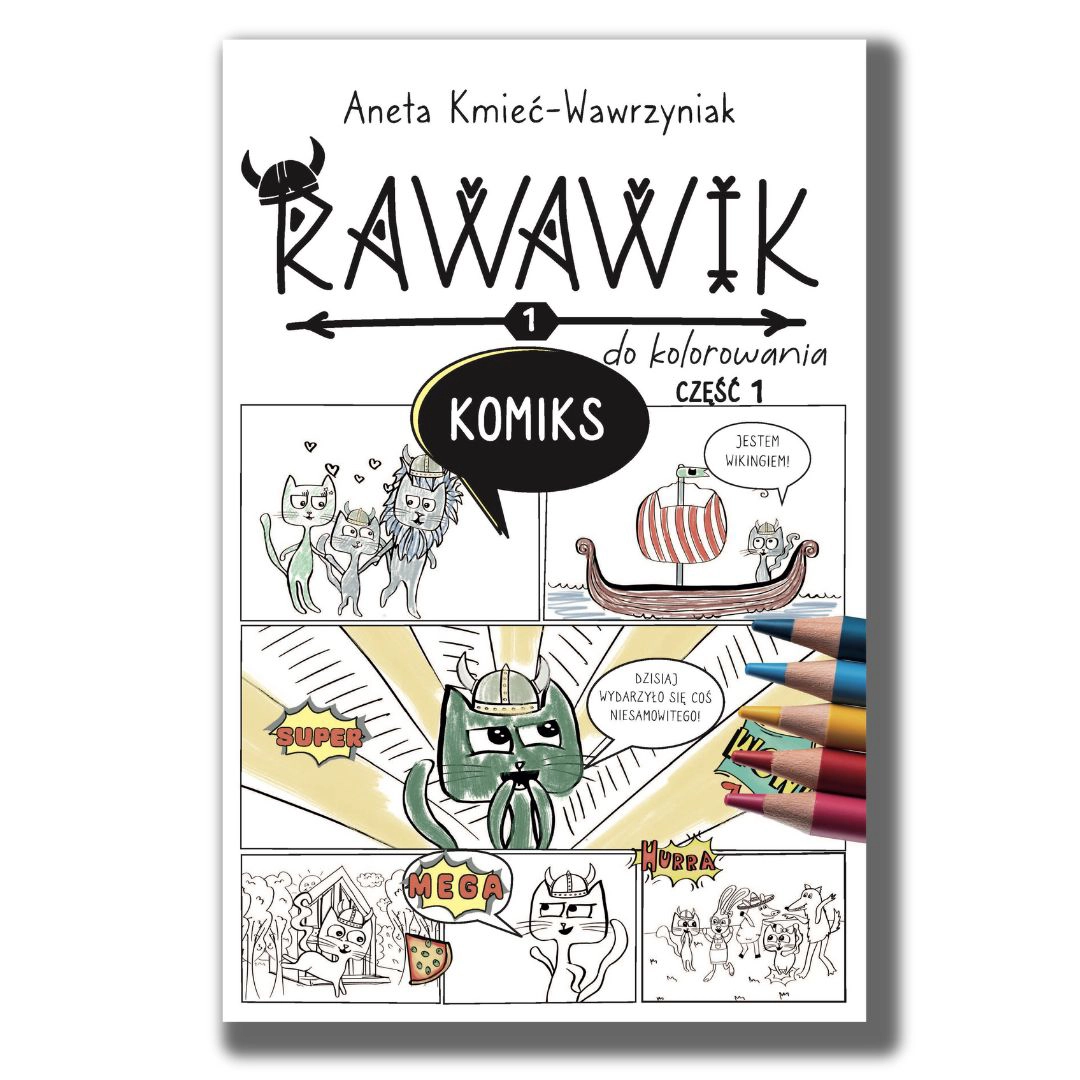 wartościowe książki dla dzieci, Rawawik komiks do kolorowania