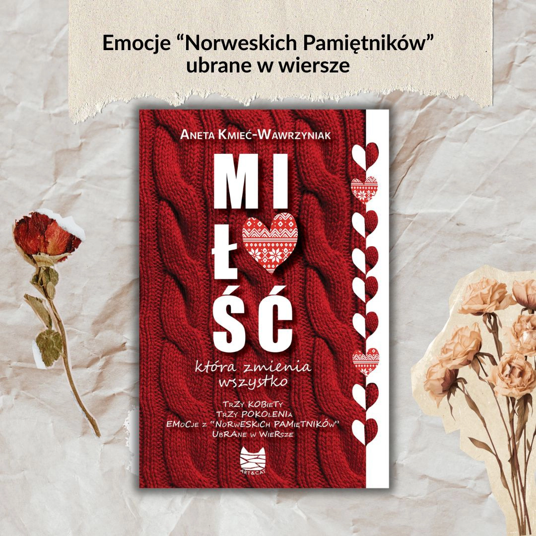 Miłość, która zmienia wszystko – Aneta Kmieć-Wawrzyniak | Tomik poezji („Norweskie Pamiętniki”)